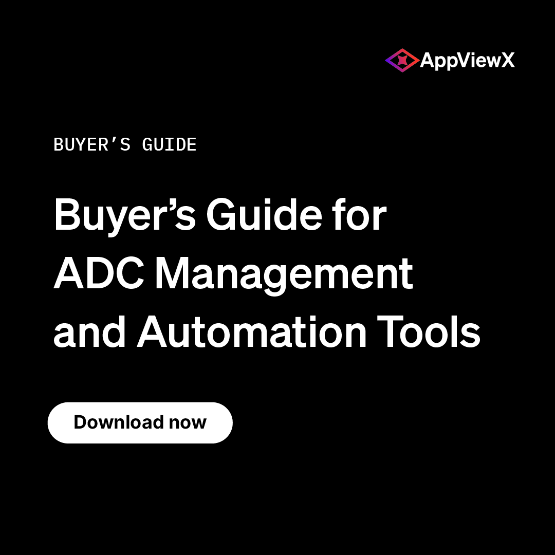 AppViewX ADC resource visual